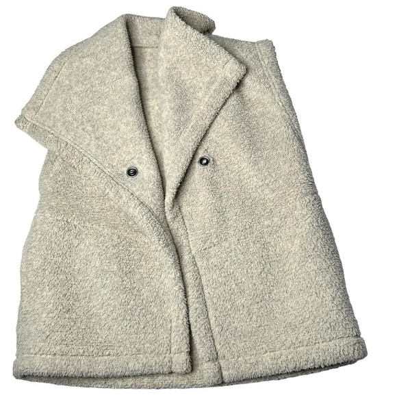 LUCY Hatha Sherpa Fleece Vest Beige Cream Women's Size M - Picture 8 of 16